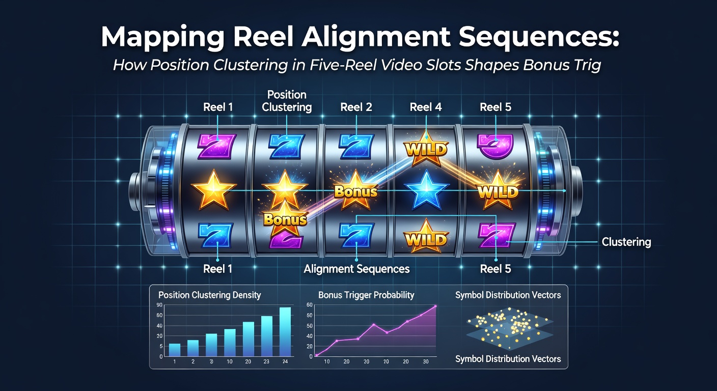Analysis chart of cluster formations and payout distributions in video slot gameplay